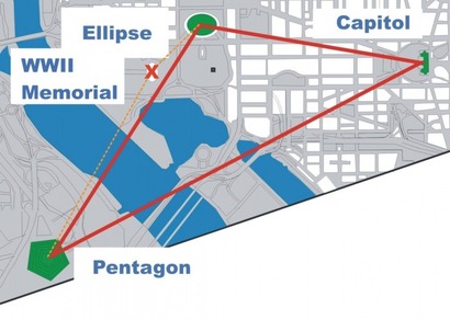 Washington Triangle plus WWII Memorial